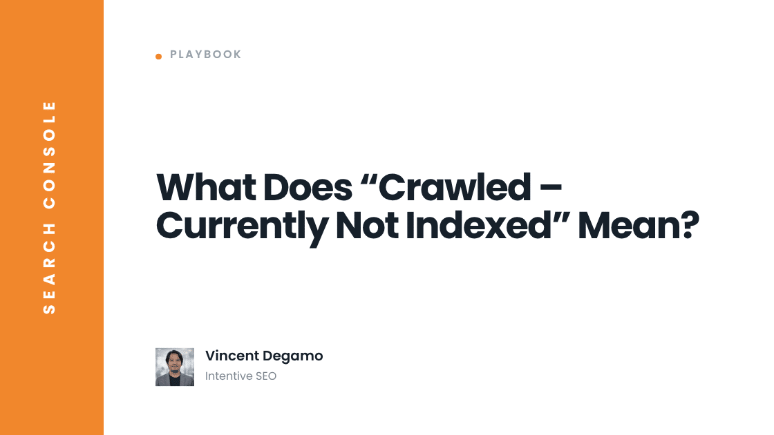 what is crawled-currently not indexed